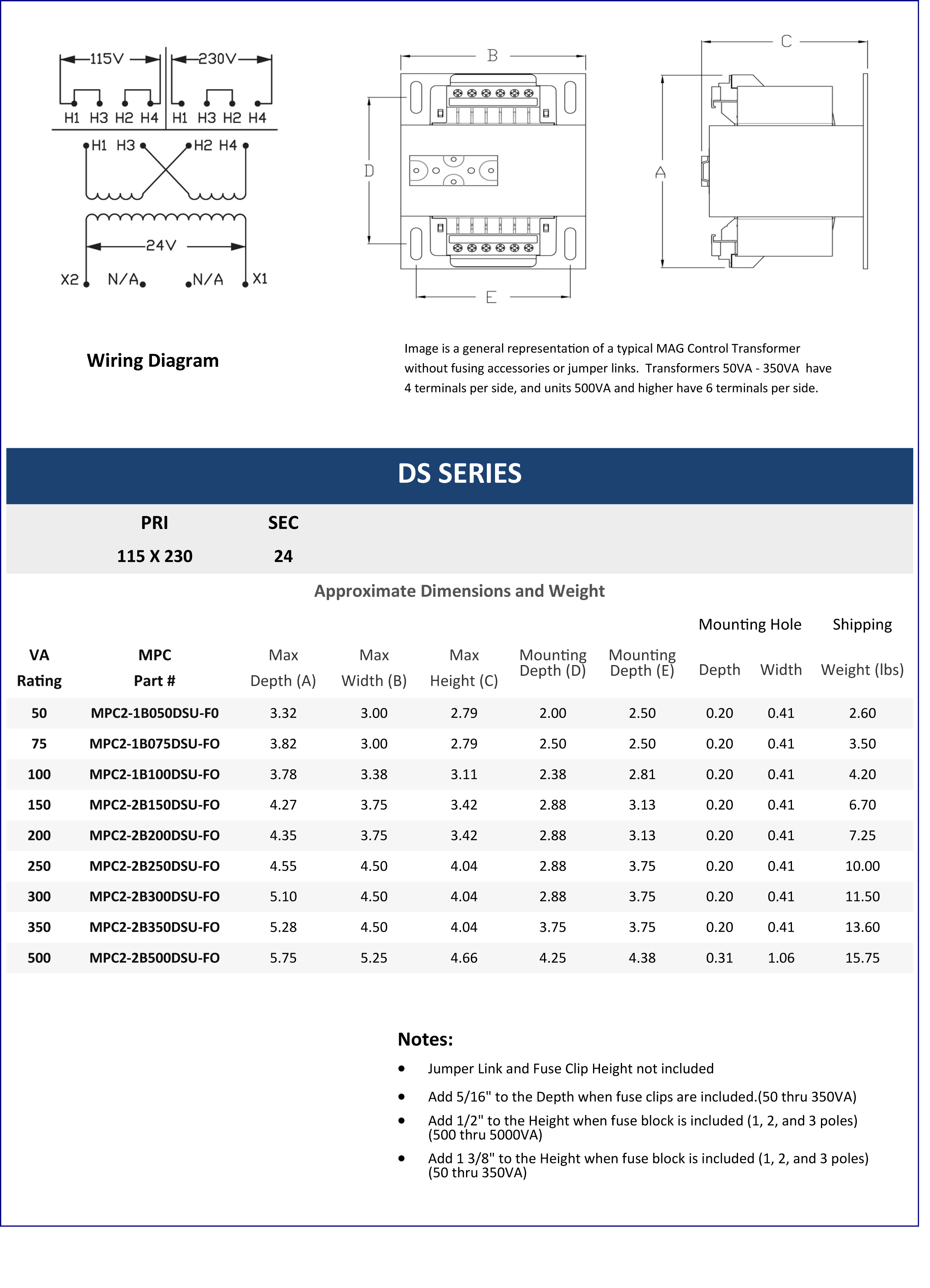 Mag Power & Control DS Series